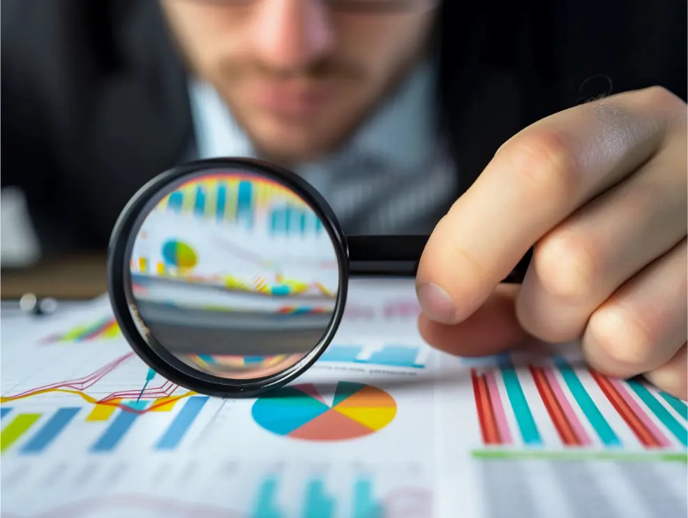 Equipo de especialistas realizando un análisis profundo de viabilidad de producto para una auditoría de producto Amazon