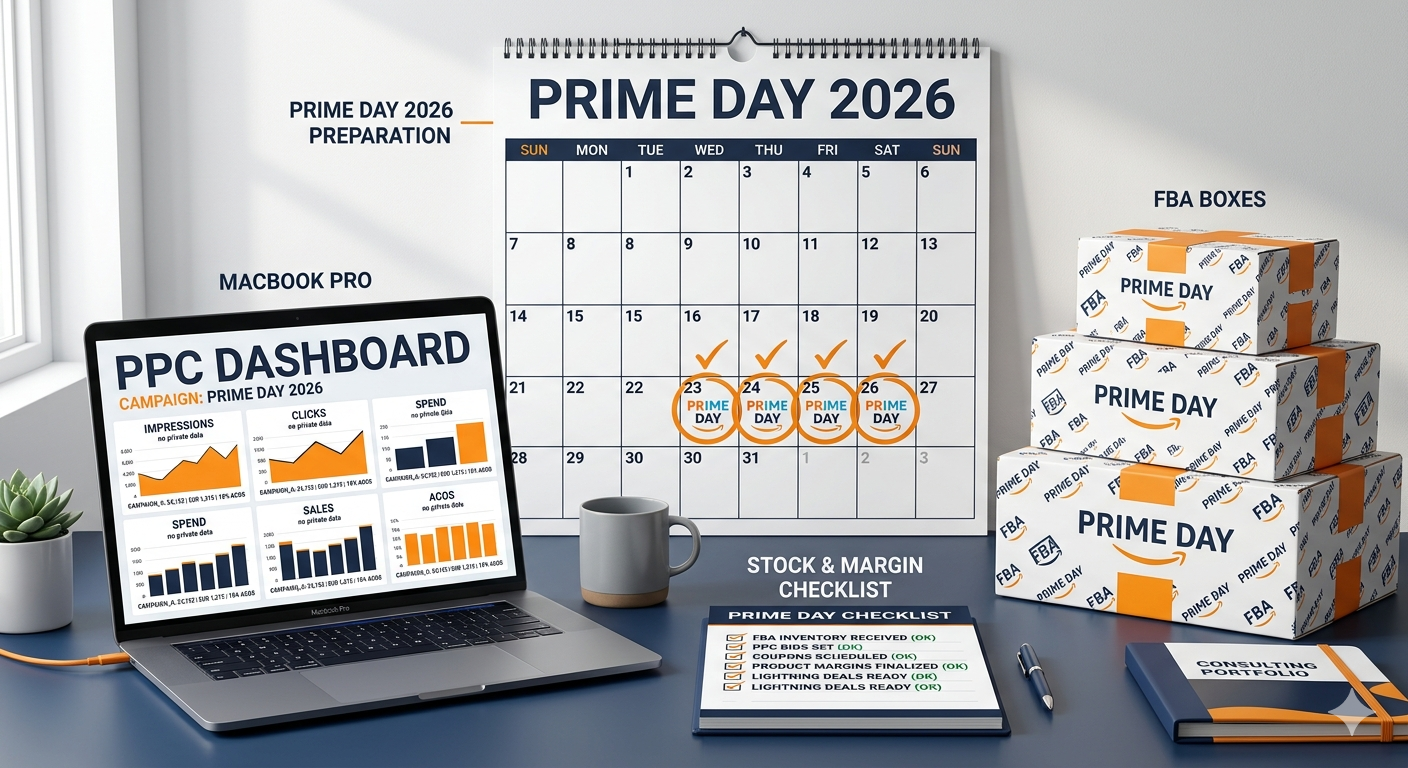 checklist operativo Prime Day 2026 para sellers de Amazon